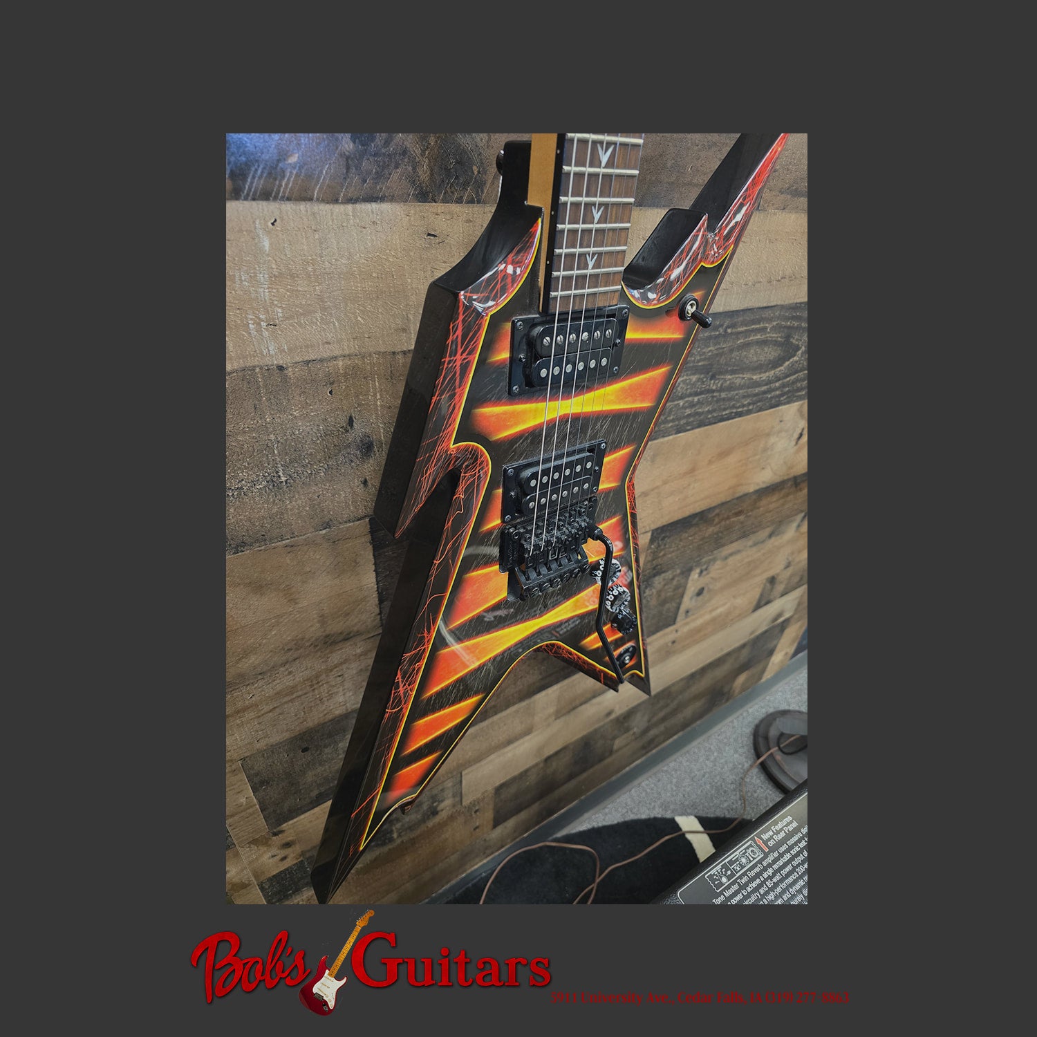 Dean Dimebag Dime Razorback Slime Green Bumblebee 2005 w