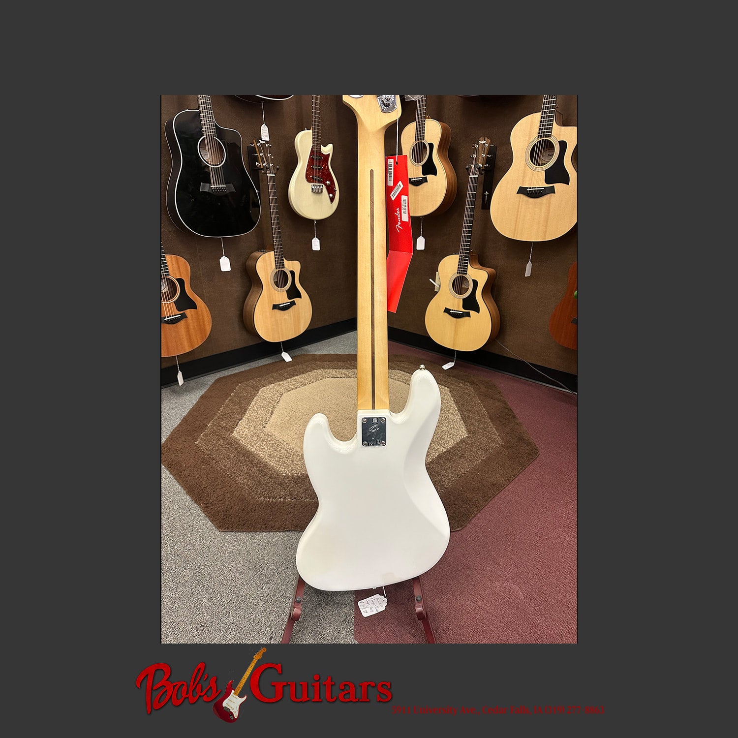 Fender Player Jazz Bass® V, Polar White, SN: MX23032386 | Bob's