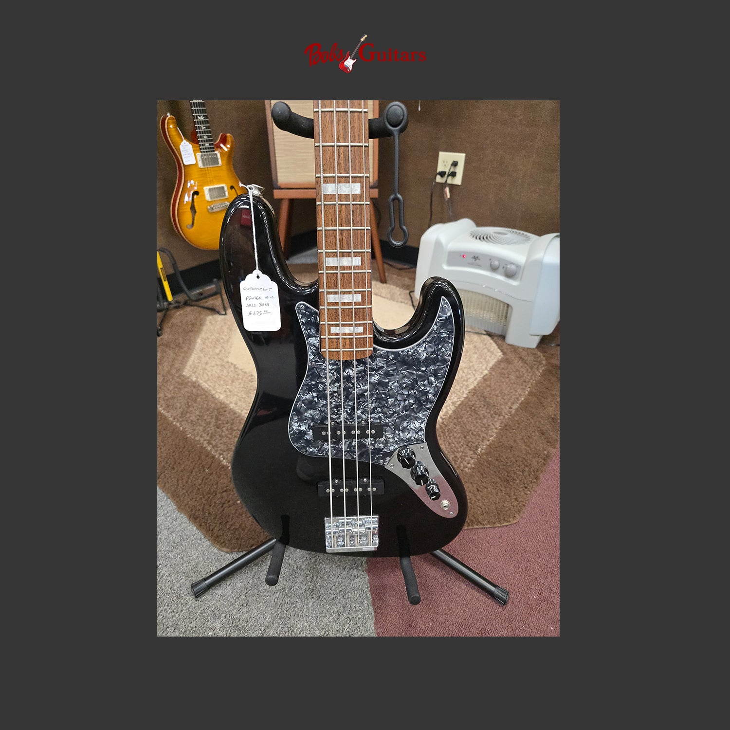 Fender Squier MIM P-Bass (Pre-Owned), Black, SN: MN404613 | Bob's