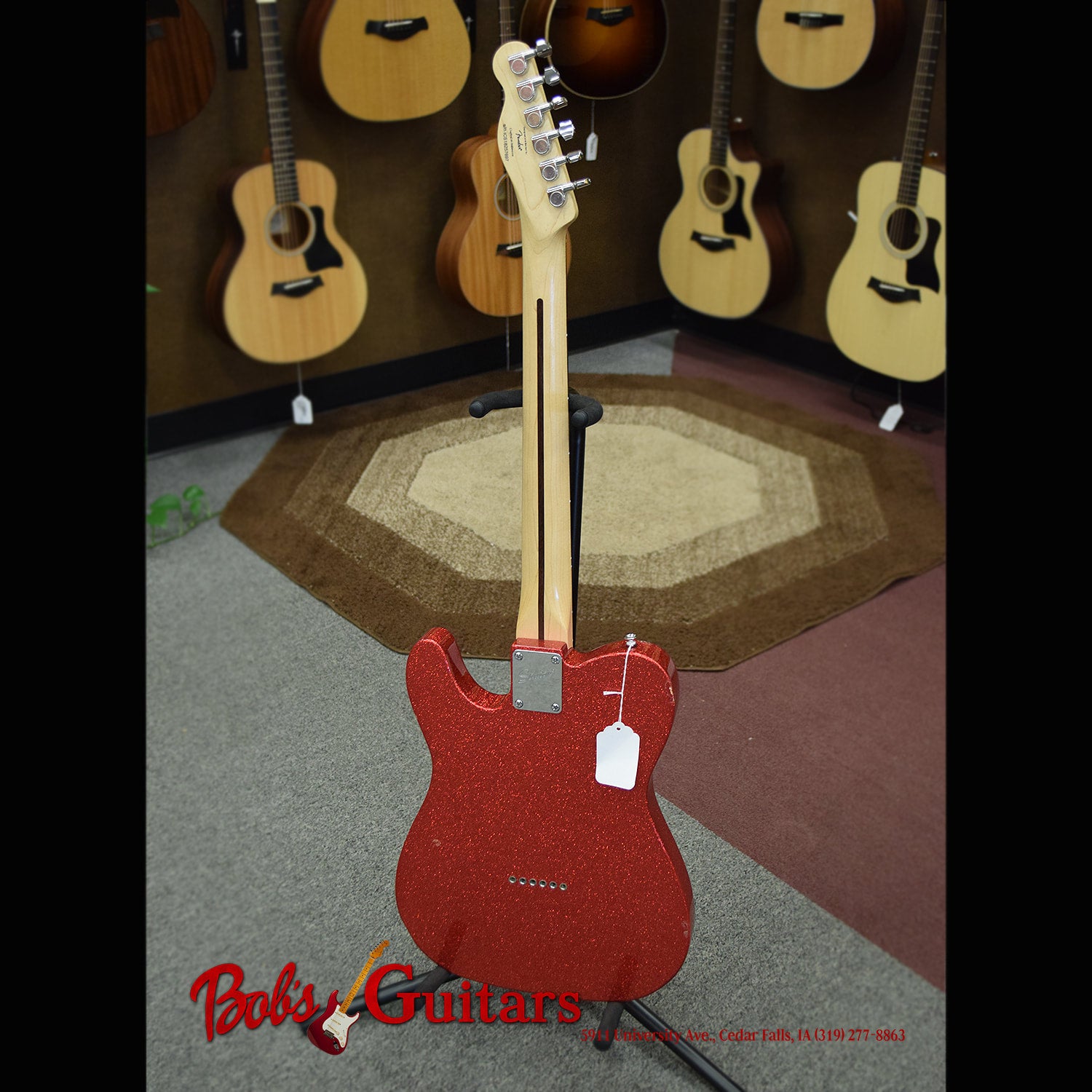 Squier FSR Bullet® Telecaster® (Pre-Owned), Red Sparkle, SN