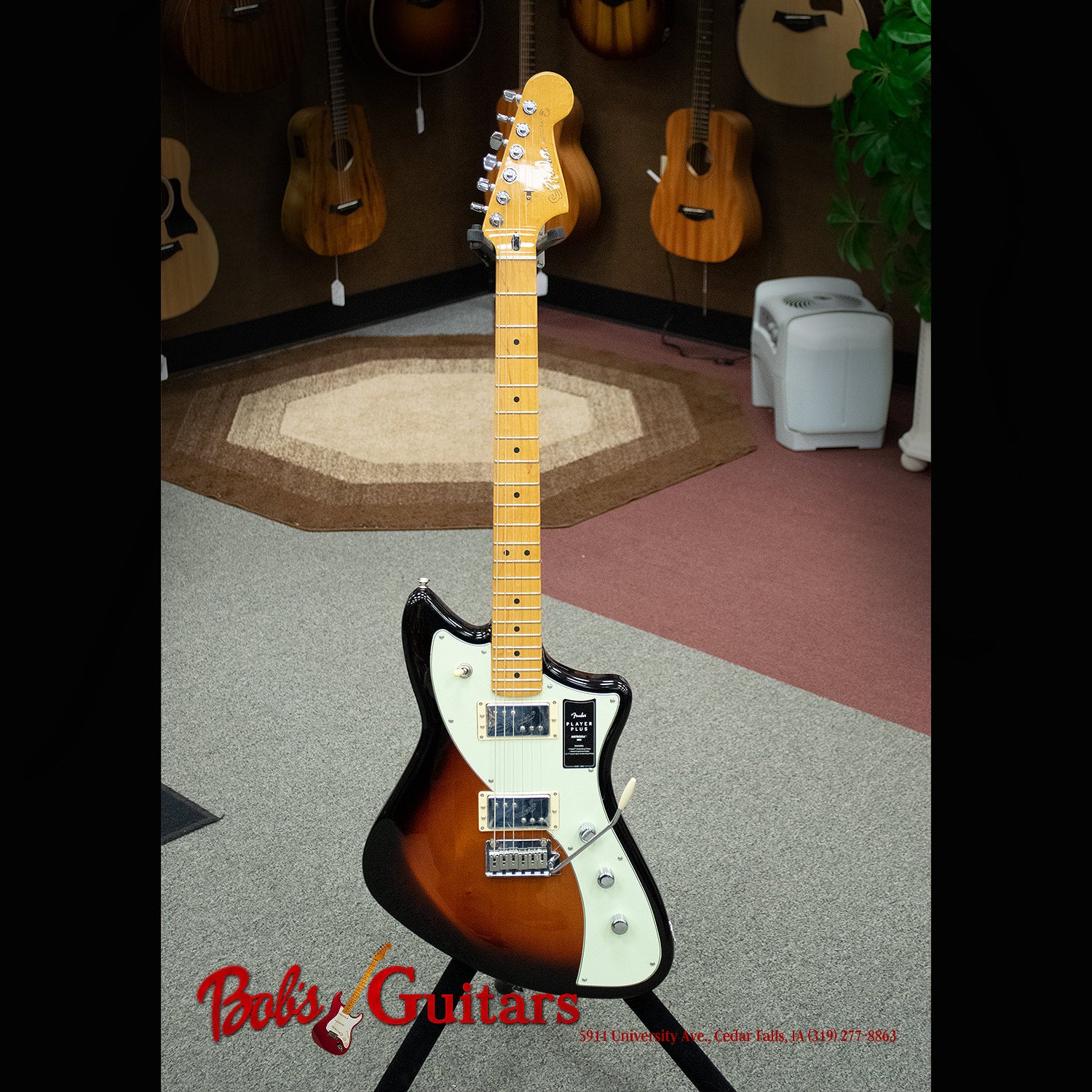 Fender Player Plus Meteora® HH, 3-Color Sunburst, SN: MX22049273